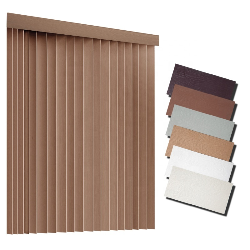 Eco-friendly Faux Wood Blinds Slats Vertical Blinds Pvc Shutters Interior Wooden Venetian Blinds Wooden Curtains